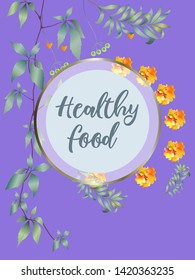 Vector organic labels, bio emblems for restaurants menu, natural products packaging. 100% natural, vegan, eco friendly, organic food labels. 