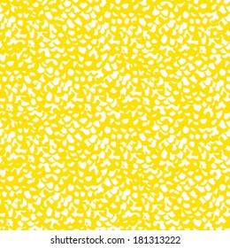 Vector organic pattern in bright yellow inspired by birds feathers or fish scales. 