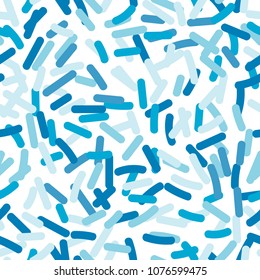 Vector organic seamless abstract background, freehand doodles pattern.