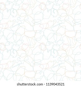 
Vector organic seamless abstract background, botanical motif with stylized leaves, freehand doodles pattern.
