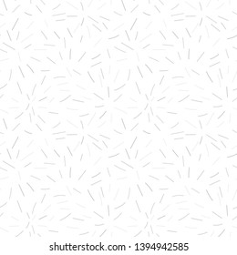 Vector organic seamless abstract background with simple white and grey shapes, freehand doodles pattern.