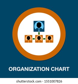 Vector Organization Chart, Hierarchy Infographic And Flow Chart With 