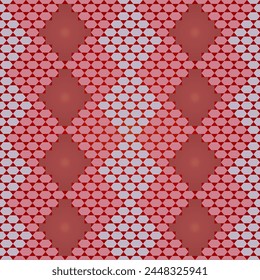 Vector - orient mosaic illustration seamless pattern, colored template.