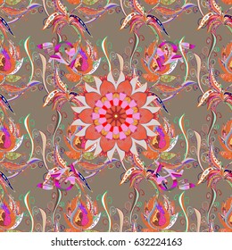 Vector oriental ornament frame with decorative colored foil. Design for fashion banner, label, bridal shower or wedding invitation. Purple back.