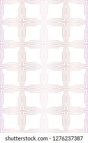 Vector Oriental Seamless Pattern With Abstract Floral And Leave Style. Paper For Scrapbook. Gradient color.