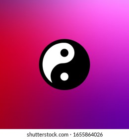 vector oriental yin yang sign for decoration