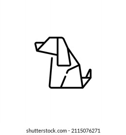 vector origami dog print two
Vector polygonal triangular illustration of animal . Origami style outline geometric wolf eps

