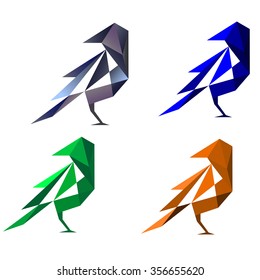 vector origami illustration