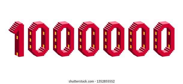 Vector original architectural house figure million
