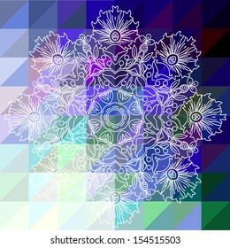  Vector ornament