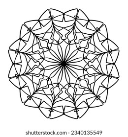 Ornamento vectorial. Resumen del doodle.