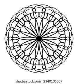 Ornamento vectorial. Resumen del doodle.