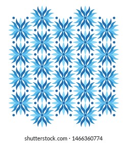 Vector ornament. Abstract flower pattern. Illustration. Paper background.