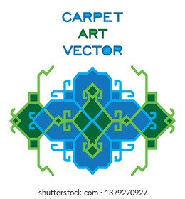 Vector ornament. Azerbaijan carpet pattern. Ethnic carpet. Ancient interior. Modern pattern. EPS 10