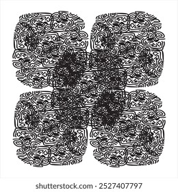 Vektor Ornament, schöne, elegante, organische Muster für Textil-Design, Innenausstattung, Sofa-Abdeckungen, Vorhänge, Umhüllungspapier.