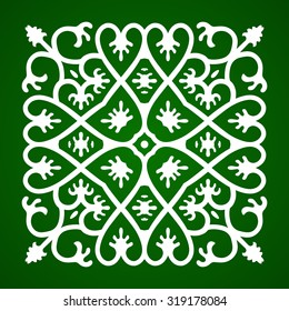Vector Ornament With Caucasian Motifs