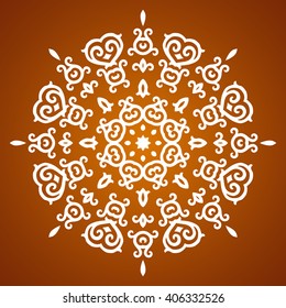Vector Ornament With Caucasian Motifs