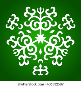 Vector Ornament With Caucasian Motifs