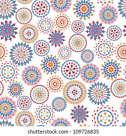 Vector ornament with circle