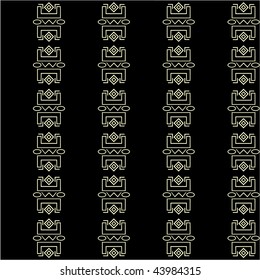 Vector. Ornament  in color 164. More seamless see in portfolio

