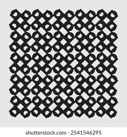 Vector ornament composed by circles and squares, modern, minimalist, simple, luxury, elegant