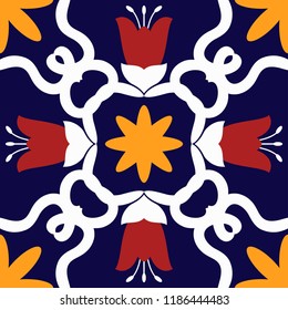 Vector ornament, decorative ornament tile, abstract pattern
