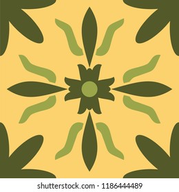 Vector ornament, decorative ornament tile, abstract pattern
