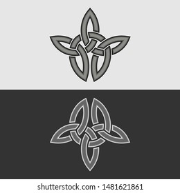 Vector ornament. Decorative, vintage, isolated. Design element for tattoo or logo.