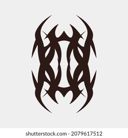 vector ornament drawing illustration for a good man woman tattoo suitable for arm or calf
