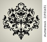 vector ornament In flower style