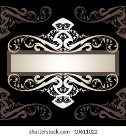 vector ornament In flower style