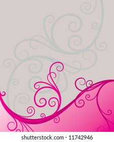 vector ornament In flower style