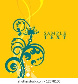 vector ornament In flower style