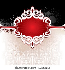 vector ornament In flower style