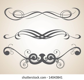 vector ornament In flower style