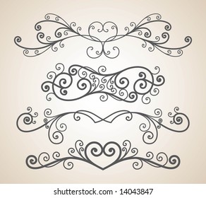 vector ornament In flower style