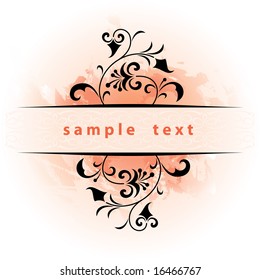vector ornament In flower style