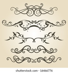 vector ornament In flower style