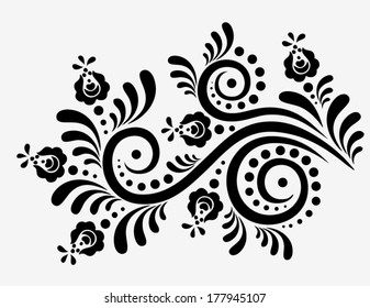 vector ornament In flower style 