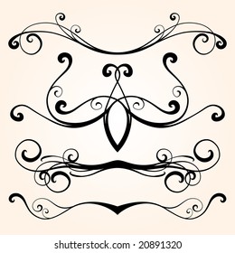 vector ornament In flower style