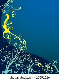 vector ornament In flower style