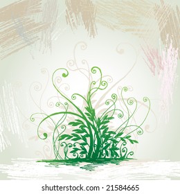vector ornament In flower style