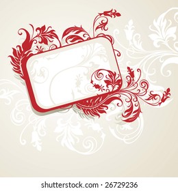 vector ornament In flower style