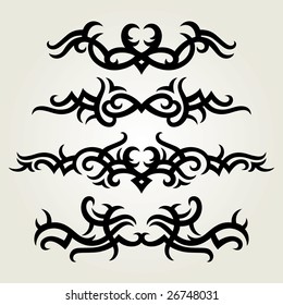 vector ornament In flower style