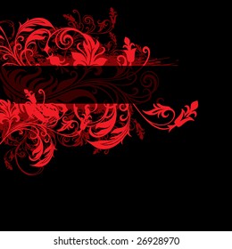 vector ornament In flower style