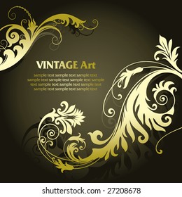 vector ornament In flower style