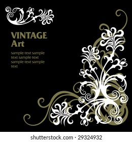 vector ornament In flower style