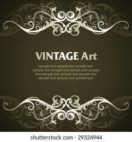 vector ornament In flower style