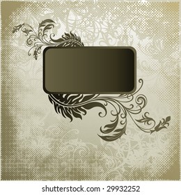 vector ornament In flower style