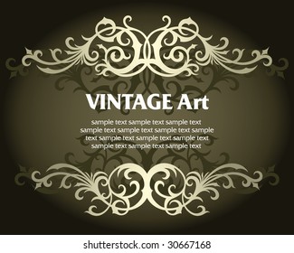 vector ornament In flower style
